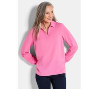 Klassische Bluse GOLDNER "Kurzgröße Zeitlose Viskosebluse mit Hemdkragen", Damen, Gr. 20, pink, Obermaterial: 100% Viskose CV., Modisch, Blusen, Hemdkragen (89291724-20) pink