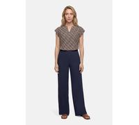 Betty Barclay - Gemusterte Bluse blau/braun - Gr. - 36