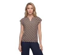 Betty Barclay - Gemusterte Bluse blau/braun - Gr. - 36