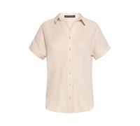 Schlupfbluse BETTY BARCLAY "Damen mit Kragen", Damen, Gr. 38, beige, Obermaterial: 100% Baumwolle, figurumspielend normal, Blusen Schlupfbluse (49242619-38) beige
