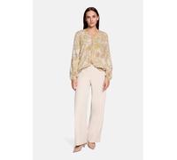 Schlupfbluse BETTY BARCLAY "Damen mit Print", Damen, Gr. 36, beige, grün, Obermaterial: 100% Viskose, figurumspielend normal, V-Ausschnitt, Blusen Schlupfbluse (31399640-36) beige, grün