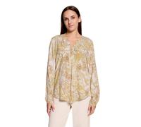 Schlupfbluse BETTY BARCLAY "Damen mit Print", Damen, Gr. 38, beige, grün, Obermaterial: 100% Viskose, figurumspielend normal, V-Ausschnitt, Blusen Schlupfbluse (31399640-38) beige, grün