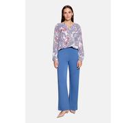 Schlupfbluse BETTY BARCLAY "Damen mit Print", Damen, Gr. 40, beige, blau, Obermaterial: 100% Viskose, figurumspielend normal, V-Ausschnitt, Blusen Schlupfbluse (55358833-40) beige, blau