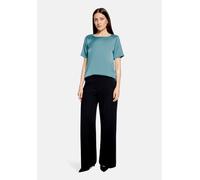 Betty Barclay Schlupfbluse Damen Rundhalsausschnitt 97% Polyester 3% Elasthan rauchblau Gr. 40