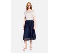 Schlupfbluse BETTY BARCLAY "Damen mit Rundhalsausschnitt", Damen, Gr. 44, weiß (rohweiß), Obermaterial: 97% Polyester, 3% Elasthan, figurumspielend normal, Rundhals, Blusen Schlupfbluse (49829763-44)