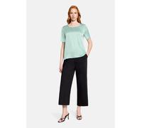 Schlupfbluse BETTY BARCLAY "Damen mit Rundhalsausschnitt", Damen, Gr. 48, grün (aquifer), Obermaterial: 97% Polyester, 3% Elasthan, figurumspielend normal, Rundhals, Blusen Schlupfbluse (18092804-48)