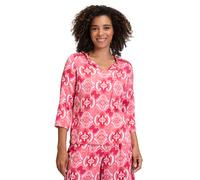 Schlupfbluse CARTOON "Damen mit Rüschen", Damen, Gr. 36, rot (rot, rosè), Obermaterial: 100% Viskose, lässig geschnitten normal, Rundhals, Blusen Schlupfbluse (11527558-36) rot, rosè