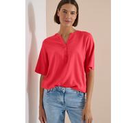 Schlupfbluse CECIL, Damen, Gr. S (38), coral, Web, Obermaterial: 100% Viskose, figurumspielend hüftbedeckend, V-Ausschnitt, Blusen Schlupfbluse, Elastischer Saum (57711729-S) coral