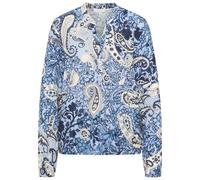 Schlupfbluse ETERNA "OVERSIZE FIT", Damen, Gr. 44, blau, 100% Viskose, Blusen Schlupfbluse (42716610-44)