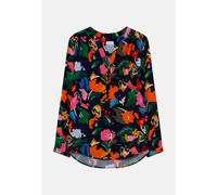 Schlupfbluse Floral Blau 44 (60.132631-0019-44)