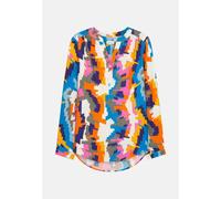 Schlupfbluse Geometrische Muster Blau 38 (60.133291-0016-38)