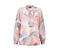 Schlupfbluse GOLDNER "Luftige Bluse mit Rüschen-Details", Damen, Gr. 46, bunt (bunt, gemustert), Obermaterial: 100% Polyester PES., Blusen Schlupfbluse (83877651-46) bunt, gemustert