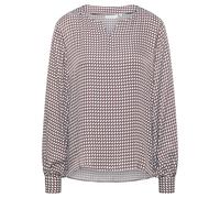 Schlupfbluse in braun bedruckt 36 braun