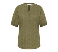 Schlupfbluse in olive strukturiert 42