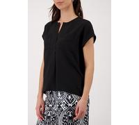 Monari Bluse mit Strassdetails schwarz Größe 36