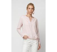 Schlupfbluse MONARI "Schluse Basic Schmuck", Damen, Gr. 42, rosa (hellrosa), Web, Obermaterial: 100% Polyester. Rückenteil: 92% Viskose, 8% Elasthan. Ärmel: 92% Viskose, 8% Elasthan, unifarben, regula