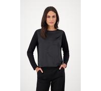 Schlupfbluse MONARI "Schluse Basic Schmuck", Damen, Gr. 44, schwarz, Web, Obermaterial: 45% Modal, 45% Viskose, 10% Elasthan. Vorderteil: 97% Polyester, 3% Elasthan, unifarben, regular fit normal, Run