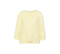 Schlupfbluse S.OLIVER, Damen, Gr. 36, butter gelb, Blusen Schlupfbluse, mit elstsichem Bund und aus reiner Viskose (72121037-36) butter gelb