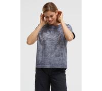 Schlupfbluse SOCCX, Damen, Gr. XS/S, blau, Web, Material: 100% Baumwolle, regular fit normal, Rundhals, weit gerader Abschluss, Blusen Schlupfbluse, mit überschnittener Schulter (25564839-XS) blau
