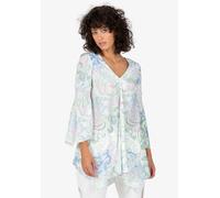 Schlupfbluse SPORTALM KITZBÜHEL, Damen, Gr. 34, bunt (mehrfarbig), Web, Obermaterial: 100% Viskose, gemustert, mehrfarbig, figurumspielend, V-Ausschnitt, Blusen Schlupfbluse, mit Alloverprint (3967582