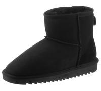 ara Stiefelette Veloursleder Schwarz Warmfutter
