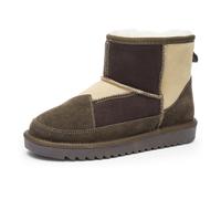 Schlupfboots ARA "Alaska", Damen, Gr. 40, sand, cacao, sesam, Lammfell, Veloursleder, Schuhe, Winterboots zum Schlupfen in bequemer Weite G (=weit) (93199335-40) sand, cacao, sesam