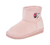 Schlupfboots DISNEY "MINNIE", Mädchen, Gr. 25, rosa (pink), Textil, Schuhe Schlupfboots, Winterschuhe, Winterboots, Snowboots, Schlupfstiefel, gefüttert (73813241-25) pink