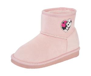 Schlupfboots DISNEY "MINNIE", Mädchen, Gr. 29, pink, Textil, Schuhe Schlupfboots, Winterschuhe, Winterboots, Snowboots, Schlupfstiefel, gefüttert (73813241-29) pink