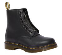 Schlupfboots DR. MARTENS "1461 Pascal 8 Eye Boot", Damen, Gr. 36, schwarz, Leder, Schuhe, Festivalboots, Schlupfboots mit Vorder-Reißverschluss, Topseller (45857740-36) schwarz
