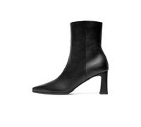 Schlupfboots HENRY STEVENS "Madison ZB70 Businessschuh", Damen, Gr. 36, schwarz, Ziegennappa, Schuhe Schlupfboots, Damen Stiefelette mit Absatz handgefertigt, Lederschuhe (90160513-36) schwarz