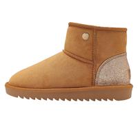 Schlupfboots KANGAROOS "K-UK HOLY", Mädchen, Gr. 40, braun (tan), Textil, Schuhe Schlupfboots, gefüttert (36042158-40) tan