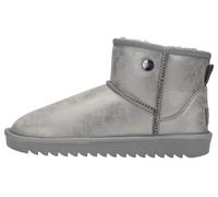 Schlupfboots KANGAROOS "K-UW BROOME", Damen, Gr. 39, silber, Textil, Schuhe Schlupfboots, Winterschuhe, Winterboots, Snowboots, Schlupfstiefel (12509800-39)