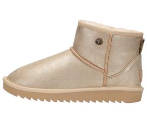 Schlupfboots KANGAROOS "K-UW BROOME", Damen, Gr. 42, gold, Textil, Schuhe Schlupfboots, Winterschuhe, Winterboots, Snowboots, Schlupfstiefel (15788059-42) gold