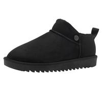 Schlupfboots KANGAROOS "K-UW MELBO", Damen, Gr. 40, schwarz (jet schwarz), Textil, Schuhe Schlupfboots, Winterboots, Snowboots, Winterschuhe, gefüttert (88056563-40) jet schwarz