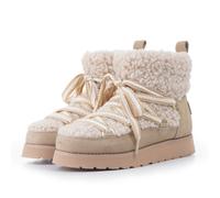 Schlupfboots LUHTA "IHANA MS", Damen, Gr. 39, beige, Leder, Textil, Schuhe Schlupfboots, Winterschuhe, Winterstiefel, Snowboots, wasserdicht & gefüttert (31789803-39) beige