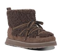 Schlupfboots LUHTA "IHANA MS", Damen, Gr. 40, schwarz braun, Leder, Textil, Schuhe Schlupfboots, Winterschuhe, Winterstiefel, Snowboots, wasserdicht & gefüttert (76255217-40) schwarz braun