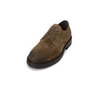 Schlupfboots MARC O'POLO "aus geöltem Veloursleder", Herren, Gr. 40, braun (schwarz taupe), Obermaterial: 100% Leder, Schuhe Schlupfboots (18088404-40) schwarz taupe