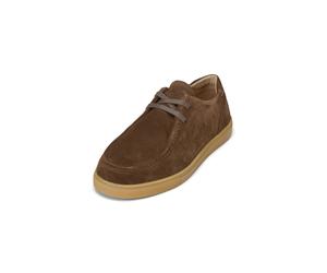 Schlupfboots MARC O'POLO "aus Veloursleder", Herren, Gr. 45, schwarz taupe, Obermaterial: 100% Leder (Rind), unifarben, Schuhe Schlupfboots (44733603-45) schwarz taupe