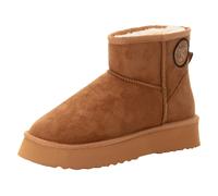 Schlupfboots O'NEILL "BESIANA PLATFORM WOMEN MID", Damen, Gr. 41, braun (chestnut), Synthetik, Schuhe Schlupfboots, Winterboots, Snowboots, Winterschuhe (12722352-41) chestnut