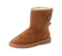 Schlupfboots O'NEILL "BESIANA WOMEN HIGH", Damen, Gr. 36, braun (chestnut), Synthetik, Schuhe Schlupfboots, gefütterte Winterboots, Snowboots, Winterschuhe (11938125-36) chestnut