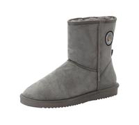 Schlupfboots O'NEILL "BESIANA WOMEN HIGH", Damen, Gr. 36, grau (monument), Synthetik, Schuhe Schlupfboots, gefütterte Winterboots, Snowboots, Winterschuhe (46801517-36) monument