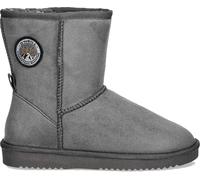 Schlupfboots O'NEILL "BESIANA WOMEN HIGH", Damen, Gr. 42, monument, Synthetik, Schuhe Schlupfboots, gefütterte Winterschuhe, Winterboots, Snowboots, Schlupfstiefel (85501800-42)