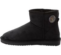 Schlupfboots O'NEILL "BESIANA WOMEN MID", Damen, Gr. 41, triple schwarz, Synthetik, Schuhe Schlupfboots, gefütterte Winterschuhe, Winterboots, Snowboots, Schlupfstiefel (11980867-41)