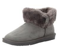 Schlupfboots O'NEILL "JENNER WOMEN MID", Damen, Gr. 36, grau (monument), Synthetik, Schuhe Schlupfboots, gefütterte Winterboots, Snowboots, Winterschuhe, gefüttert (87252346-36)