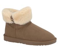 Schlupfboots O'NEILL "JENNER WOMEN MID", Damen, Gr. 37, braun (cognac), Textil, Schuhe Schlupfboots, Winterboots, Snowboots, Winterschuhe, gefüttert (56712668-37) cognac
