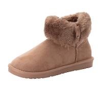 Schlupfboots O'NEILL "JENNER WOMEN MID", Mädchen, Gr. 36, grau (warm taupe), Synthetik, Schuhe Schlupfboots, gefütterte Winterboots, Snowboots, Winterschuhe, gefüttert (55562736-36) warm taupe