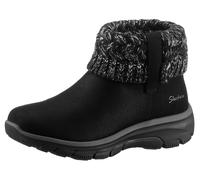 Schlupfboots SKECHERS "EASY GOING-COZY WEATHER", Damen, Gr. 35, schwarz, Velourslederimitat, Wolle, Schuhe Schlupfboots, Schlupfstiefel, Winterstiefel, Boots mit Warmfutter (81113662-35)