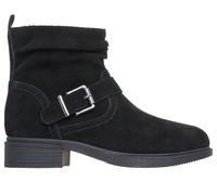 Schlupfboots SKECHERS "-TENLEY - ADORED STYLE", Damen, Gr. 36, Textil, schwarz, Veloursleder, Schuhe Schlupfboots, Boots mit slouchy Schaft (56127422-36) schwarz