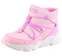 Schlupfboots SKECHERS "TURBO TREAD", Mädchen, Gr. 36, rosa (hellrosa, kombiniert), Lederimitat, Textil, kontrastfarbene Details, Schuhe Schlupfboots, Winterboots mit Gummizug, Größenschablone zum Down