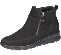 Schlupfboots WALDLÄUFER "H-BRUNI", Damen, Gr. 6 (39), schwarz, Nubukleder, unifarben, Schuhe Schlupfboots, Winterboots, Stiefelette, Bequemschuh in Komfortweite G (= weit) (15931109-6) schwarz